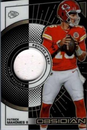 Patrick Mahomes II #EG-PMA Football Cards 2022 Panini Obsidian Equinox Gear