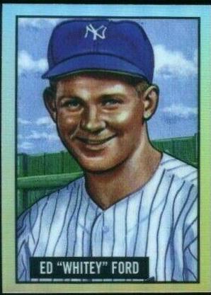 Whitey Ford #1 Baseball Cards 2017 Bowman 1951 Chrome