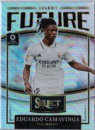 Eduardo Camavinga #18 Soccer Cards 2022 Panini Select La Liga Future