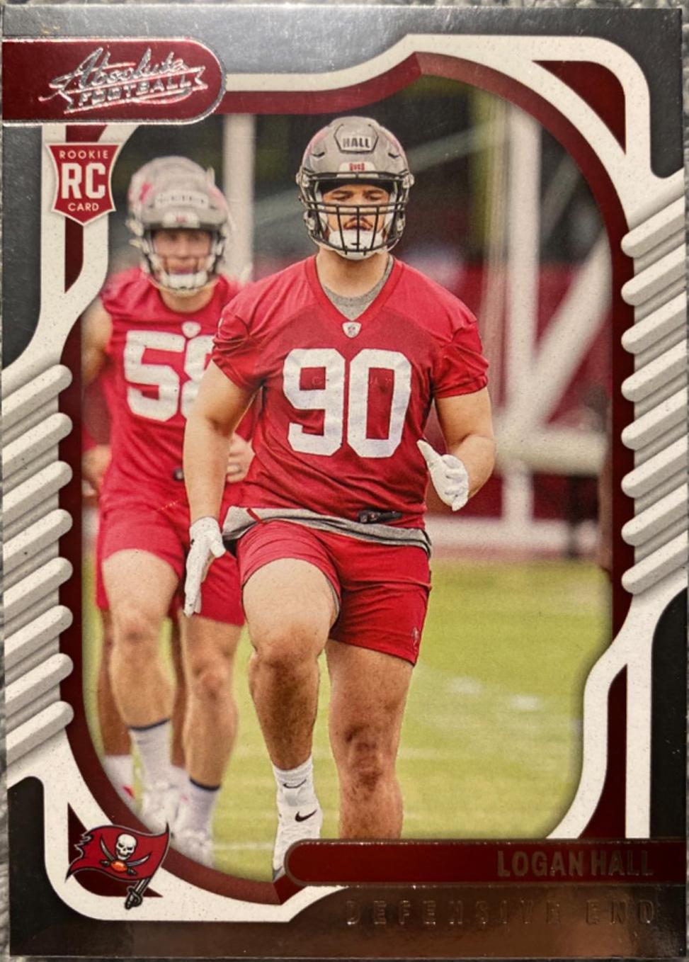 Logan Hall #185 Football Cards 2022 Panini Absolute
