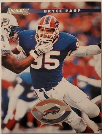 Bryce Paup #16 Football Cards 1996 Panini Donruss