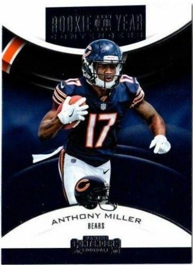 Anthony Miller Football Cards 2018 Panini Contenders Rookie of the Year