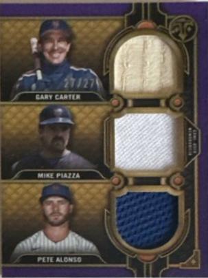 Gary Carter, Pete Alonso, Mike Piazza [Amethyst] #RCC-CPA