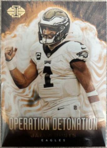 Jalen Hurts #6 Football Cards 2023 Panini Illusions Operation Detonation