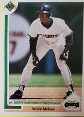 Willie McGee #721 Baseball Cards 1991 Upper Deck Prices