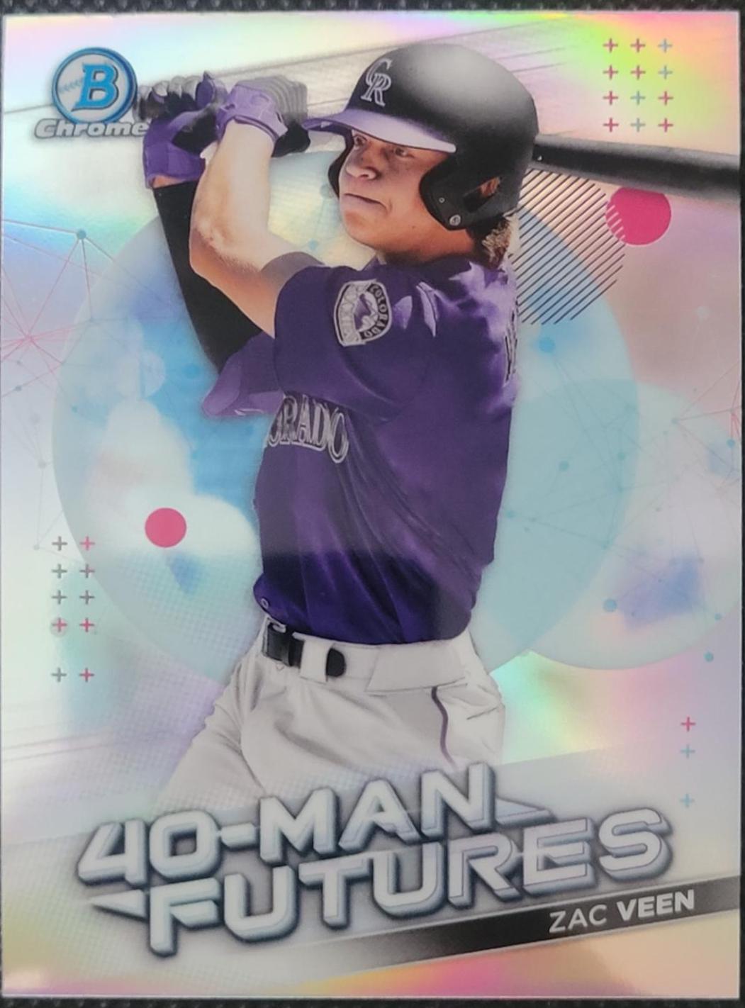 Zac Veen #FMF-7 Baseball Cards 2021 Bowman Chrome 40 Man Futures