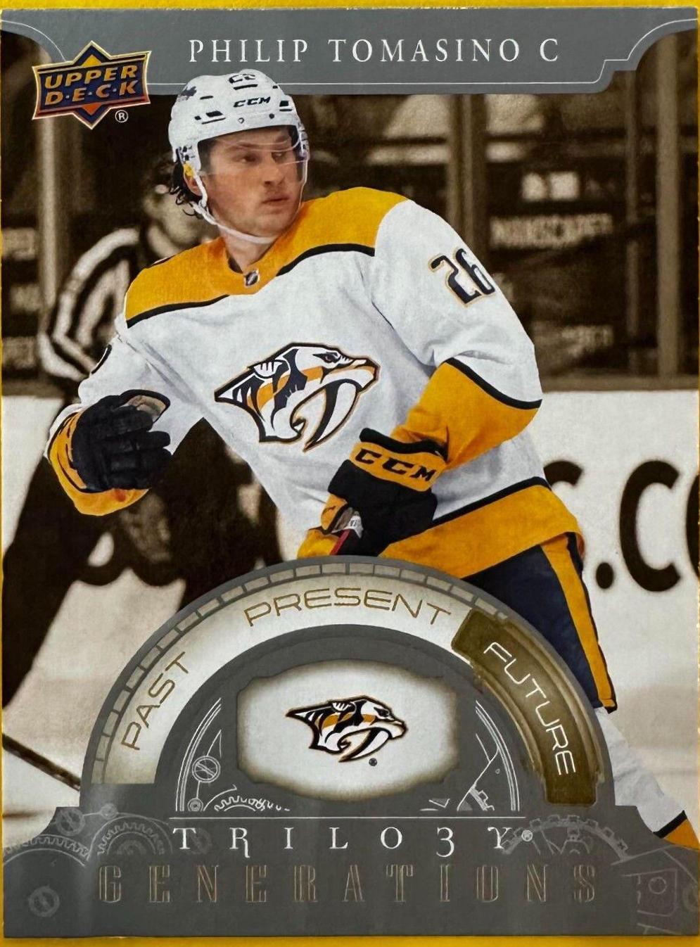 Philip Tomasino #TG-10C Hockey Cards 2022 Upper Deck Trilogy Generations