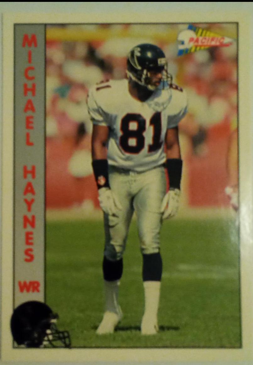 Michael Haynes #4 Football Cards 1992 Pacific