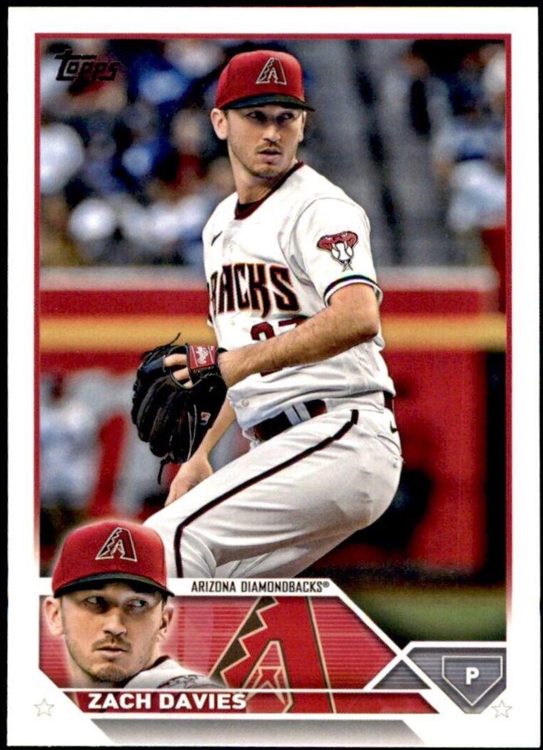 Zach Davies #123 Baseball Cards 2023 Topps