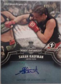 Sarah Kaufman #A-SK Ufc Cards 2012 Topps UFC Bloodlines Autographs