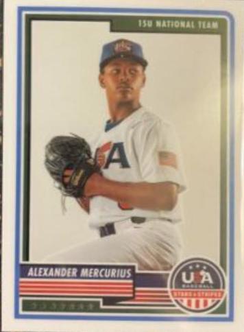 Alexander Mercurius #33 2023 Panini Stars & Stripes USA Baseball