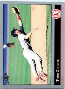 Todd Zeile #432 Baseball Cards 1992 Leaf