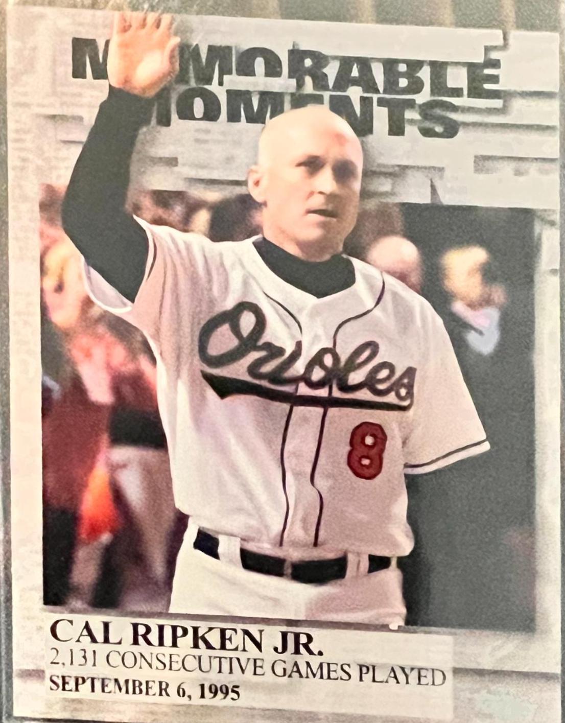 Cal Ripken Jr #MM-40 Baseball Cards 2017 Topps Memorable Moments