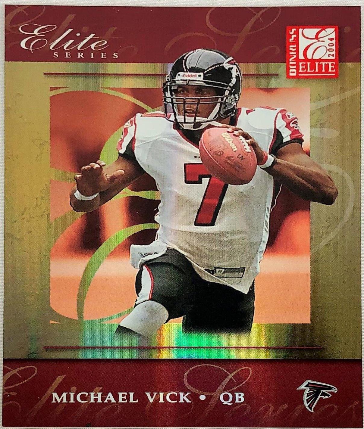 Michael Vick #ES-19 Football Cards 2004 Panini Donruss Elite Series