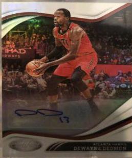 Dewayne Dedmon #CS-DWD Basketball Cards 2020 Panini Certified Signatures