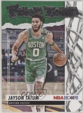 Jayson Tatum #4 Basketball Cards 2021 Panini Hoops Prime Twine