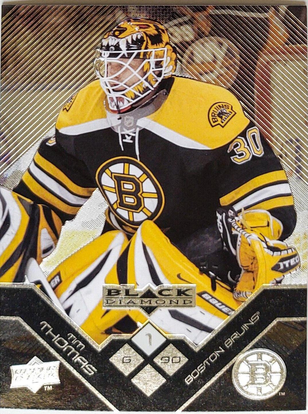 Tim Thomas #6 Hockey Cards 2008 Upper Deck Black Diamond