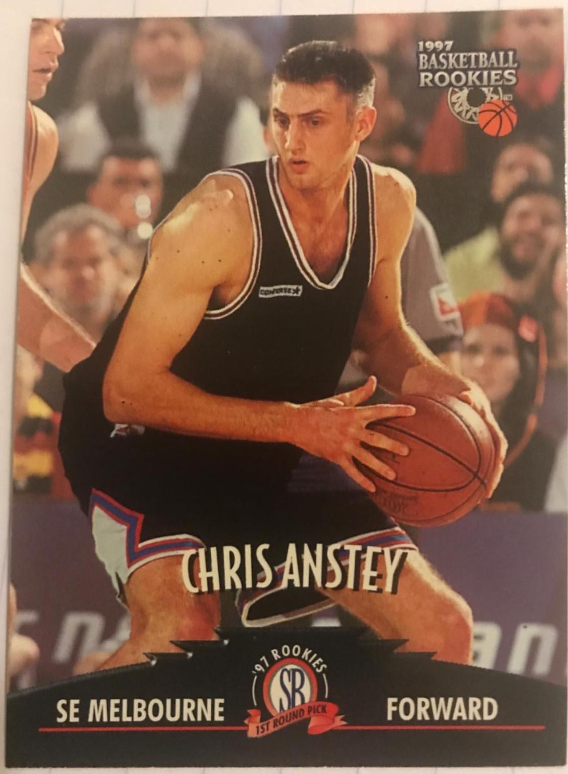 Chris Anstey #37 Basketball Cards 1997 Score Board Rookies