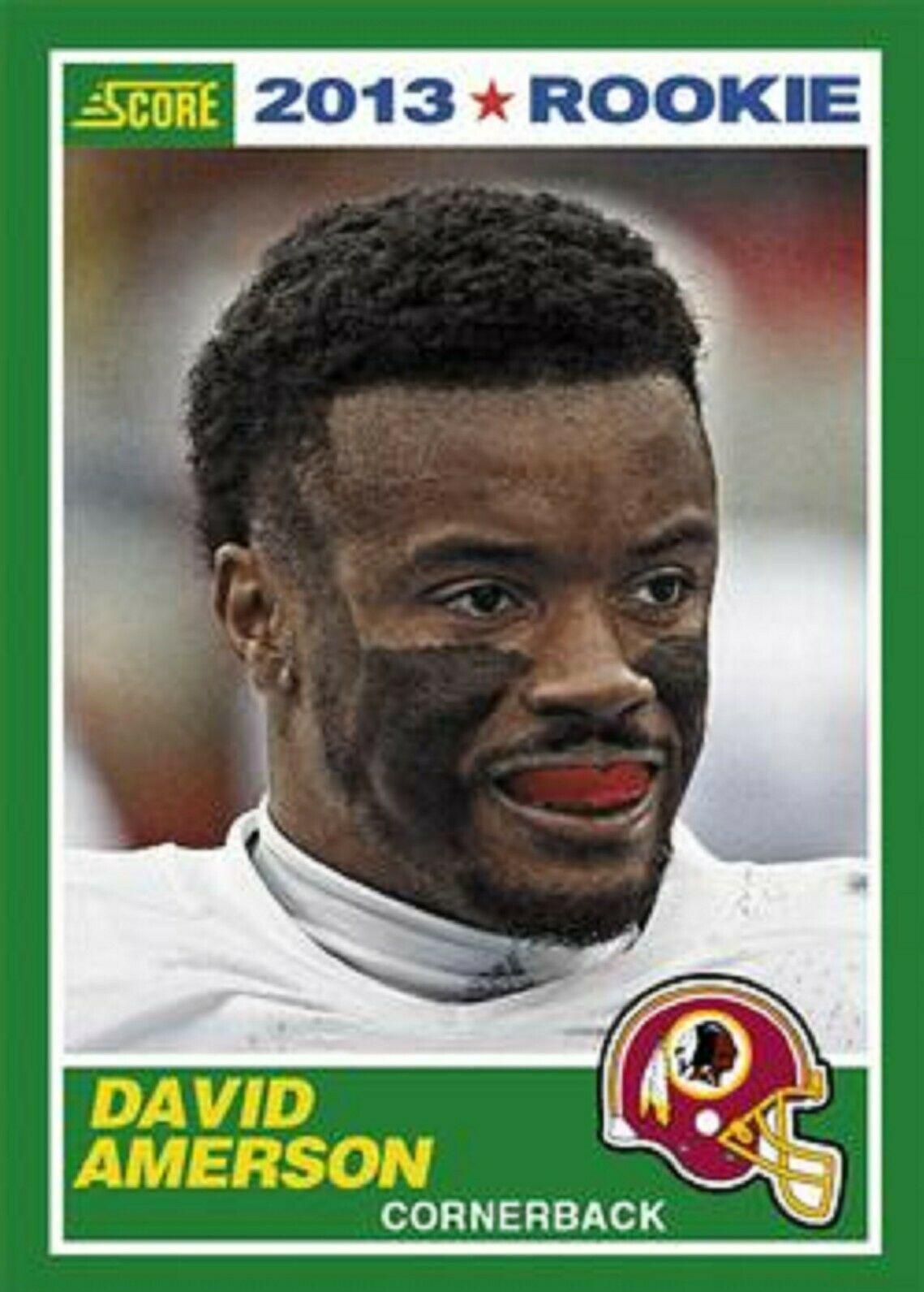 David Amerson #348 Football Cards 2013 Panini Score