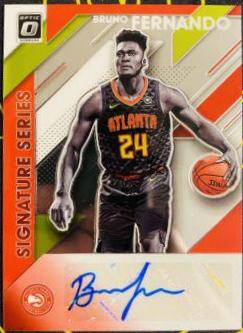 Bruno Fernando #BFN Basketball Cards 2019 Panini Donruss Optic Signature Series