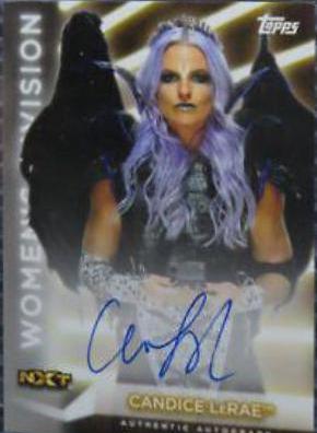 Candice LeRae #A-CL Wrestling Cards 2021 Topps WWE Women's Division Autographs