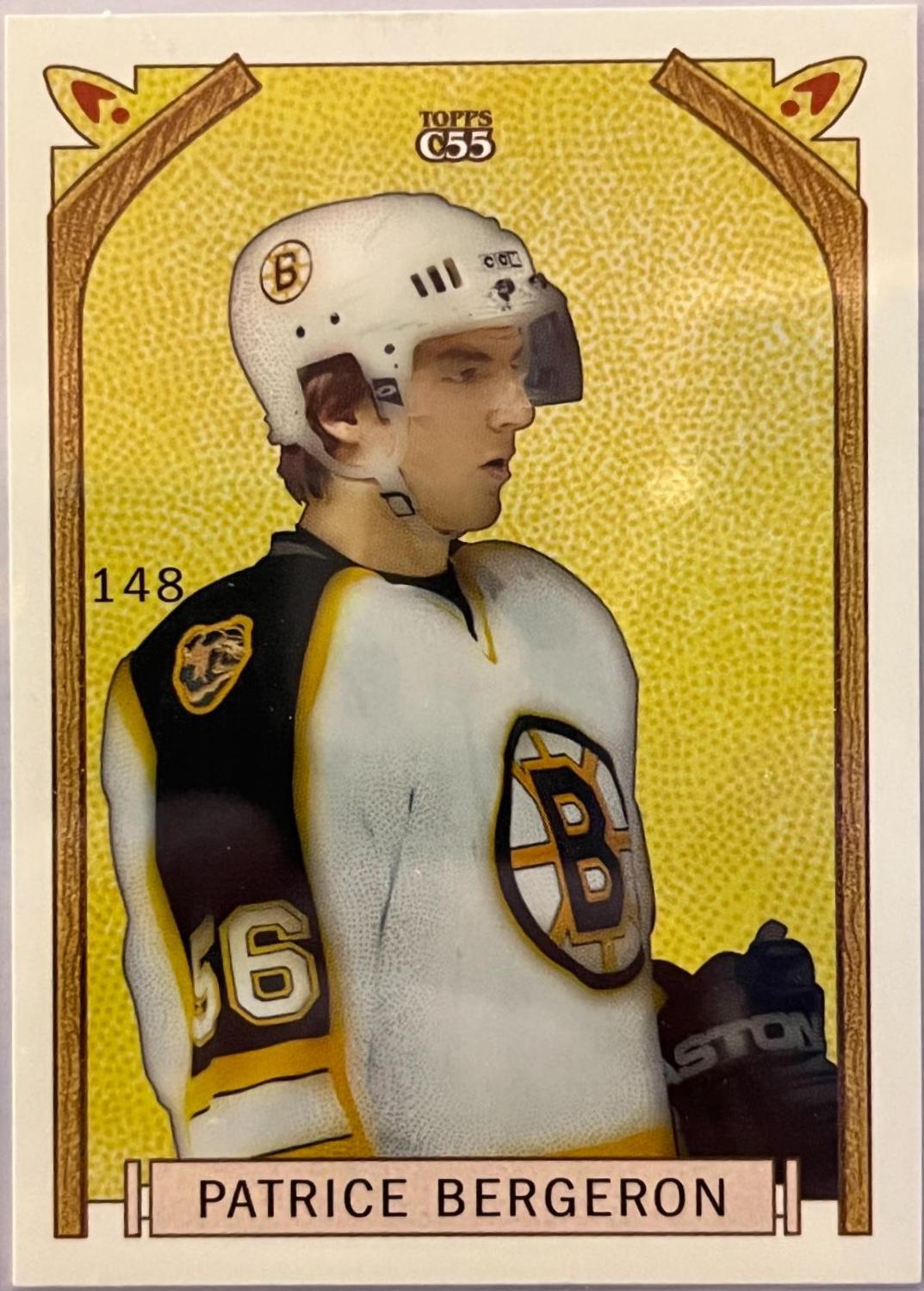 Patrice Bergeron #148 Hockey Cards 2003 Topps C55