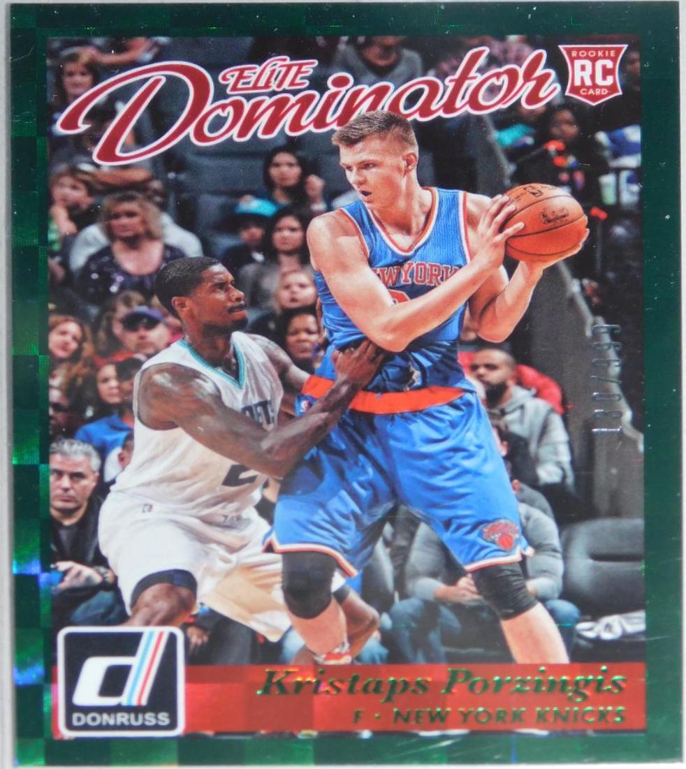 Kristaps Porzingis #17 Basketball Cards 2016 Panini Donruss