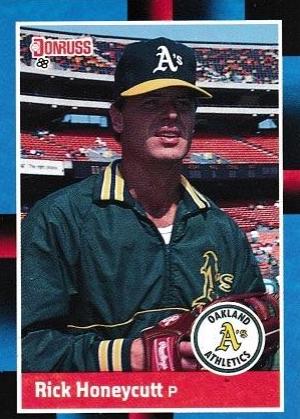 Rick Honeycutt #590 Baseball Cards 1988 Donruss