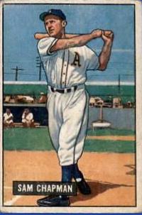 Sam Chapman #9 Baseball Cards 1951 Bowman
