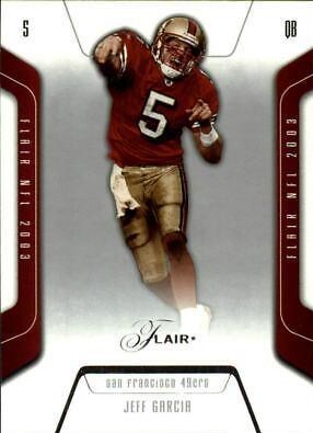 Jeff Garcia #75 2003 Flair Football