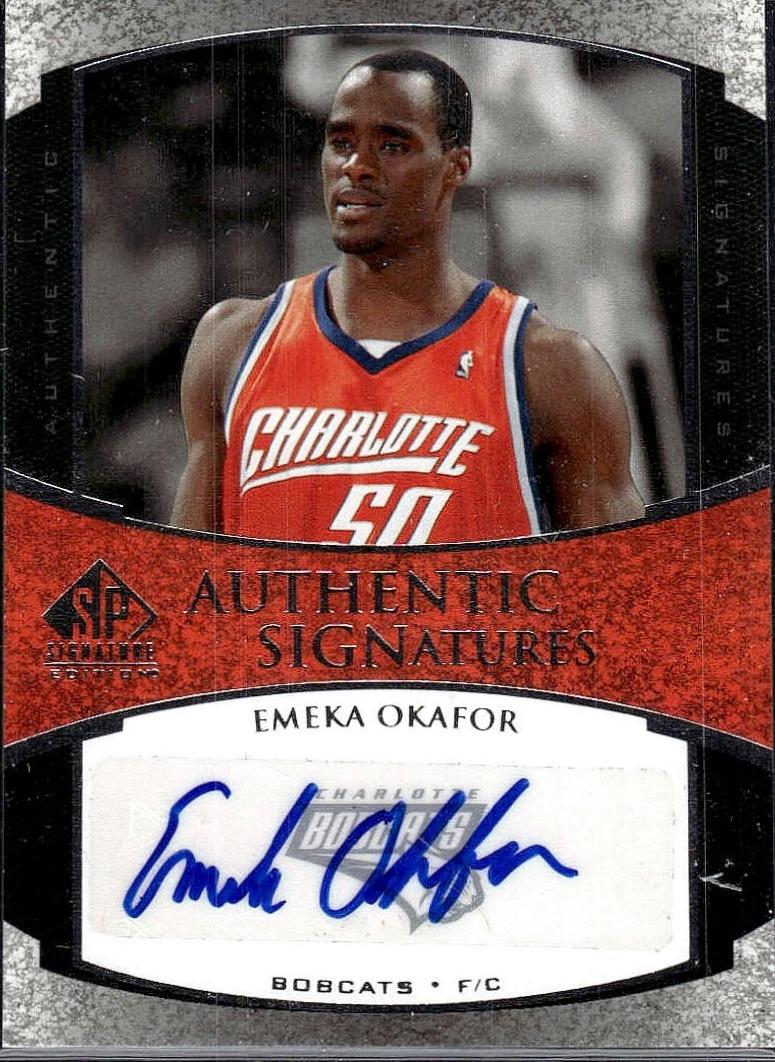 Emeka Okafor #8 2006-07 SP Signature Edition Basketball