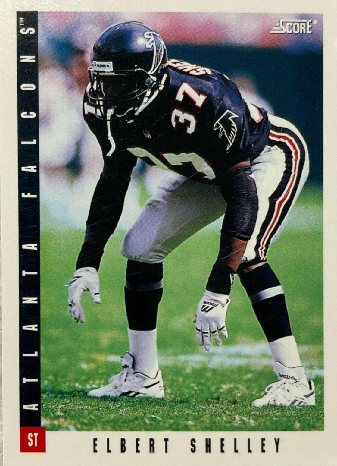 Elbert Shelley #331 Football Cards 1993 Panini Score