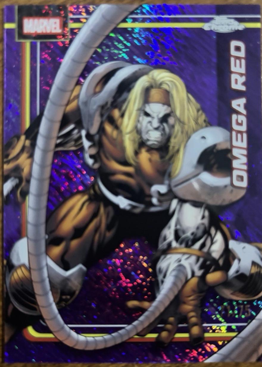 Omega Red Purple Shimmer Refractor