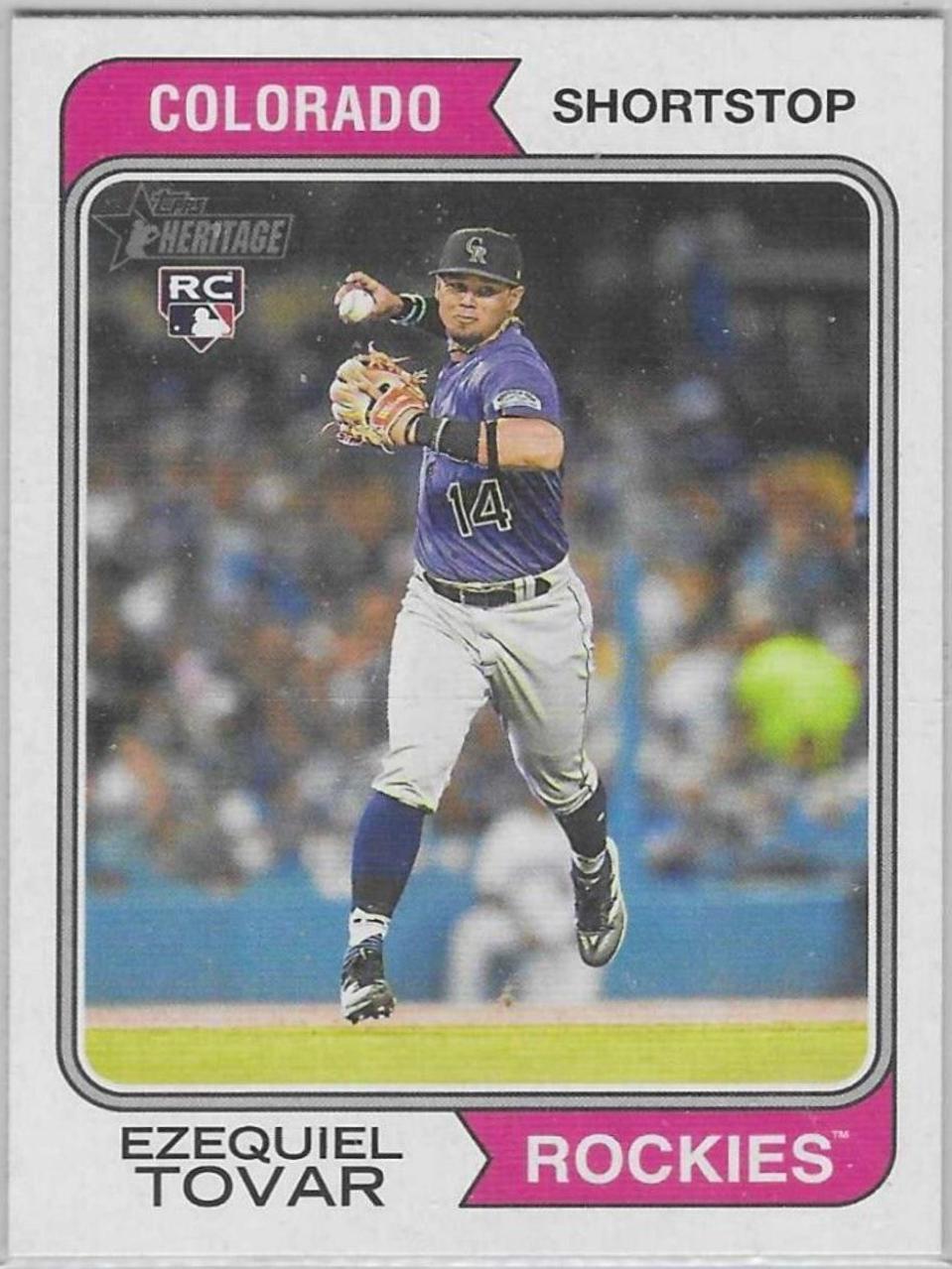 Ezequiel Tovar #317 Baseball Cards 2023 Topps Heritage