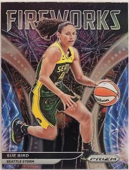 Sue Bird #5 Basketball Cards 2022 Panini Prizm WNBA Fireworks