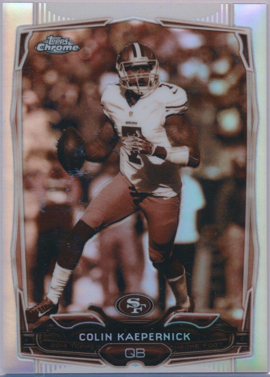 Colin Kaepernick [Throwing Sepia Refractor] #56