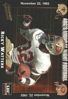 Ricky Watters #50 1993 Action Packed Monday Night Football