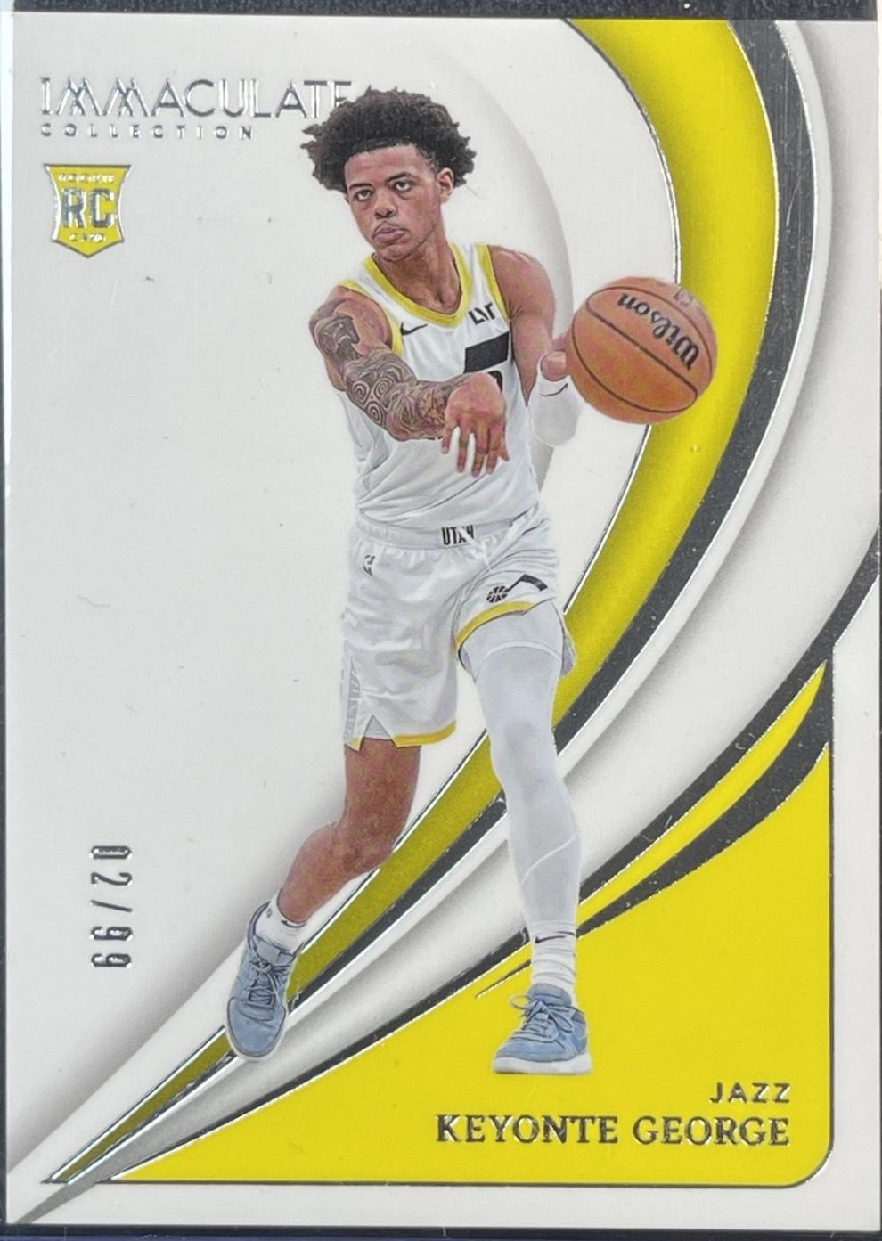 Keyonte George #3 Basketball Cards 2023 Panini Immaculate