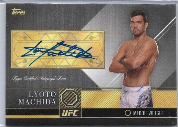 Lyoto Machida #TCA-LM Ufc Cards 2016 Topps UFC Top of the Class Autographs