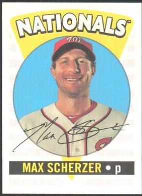 Max Scherzer #RO-17 Baseball Cards 2017 Topps Archives 2016 Retro Original