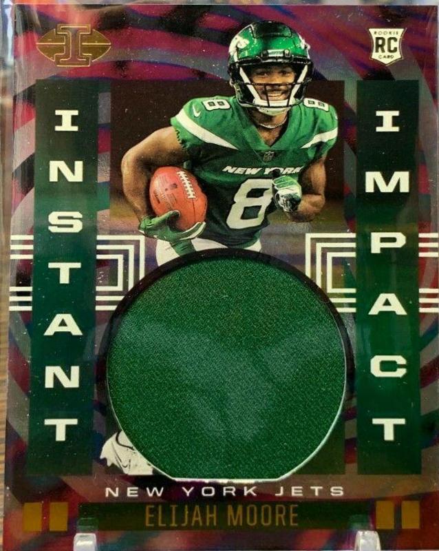 Elijah Moore #II-EM Football Cards 2021 Panini Illusions Instant Impact