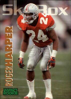 Roger Harper #396 Football Cards 1993 Skybox Impact