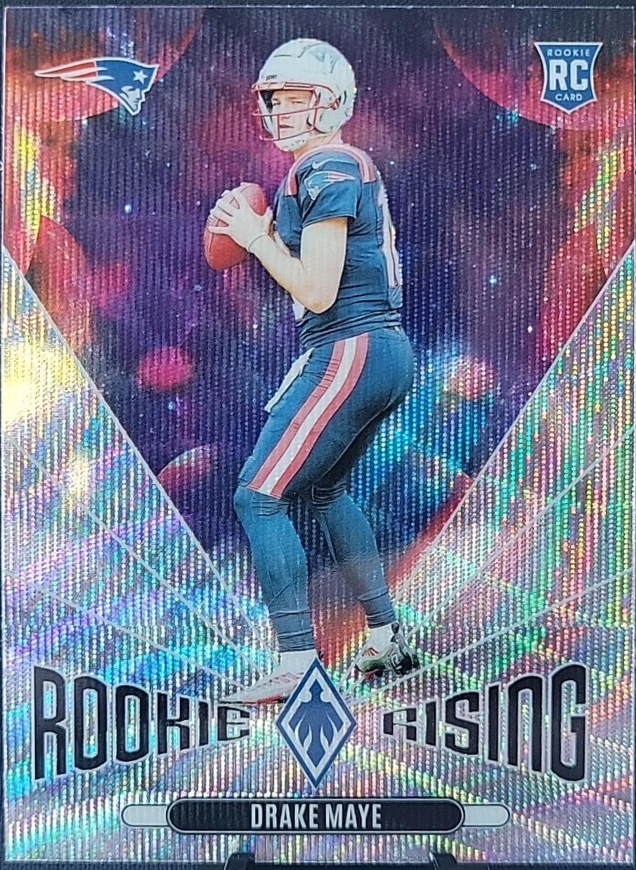 Drake Maye #RR-DME Football Cards 2024 Panini Phoenix Rookie Rising