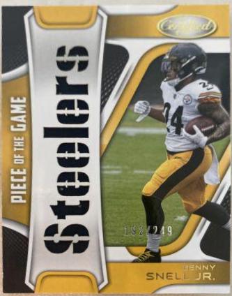 Benny Snell #POG-BS Football Cards 2021 Panini Certified Piece of the Game