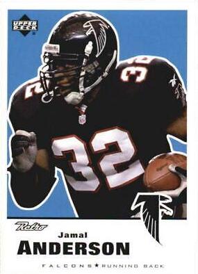 Jamal Anderson #8 Football Cards 1999 Upper Deck Retro