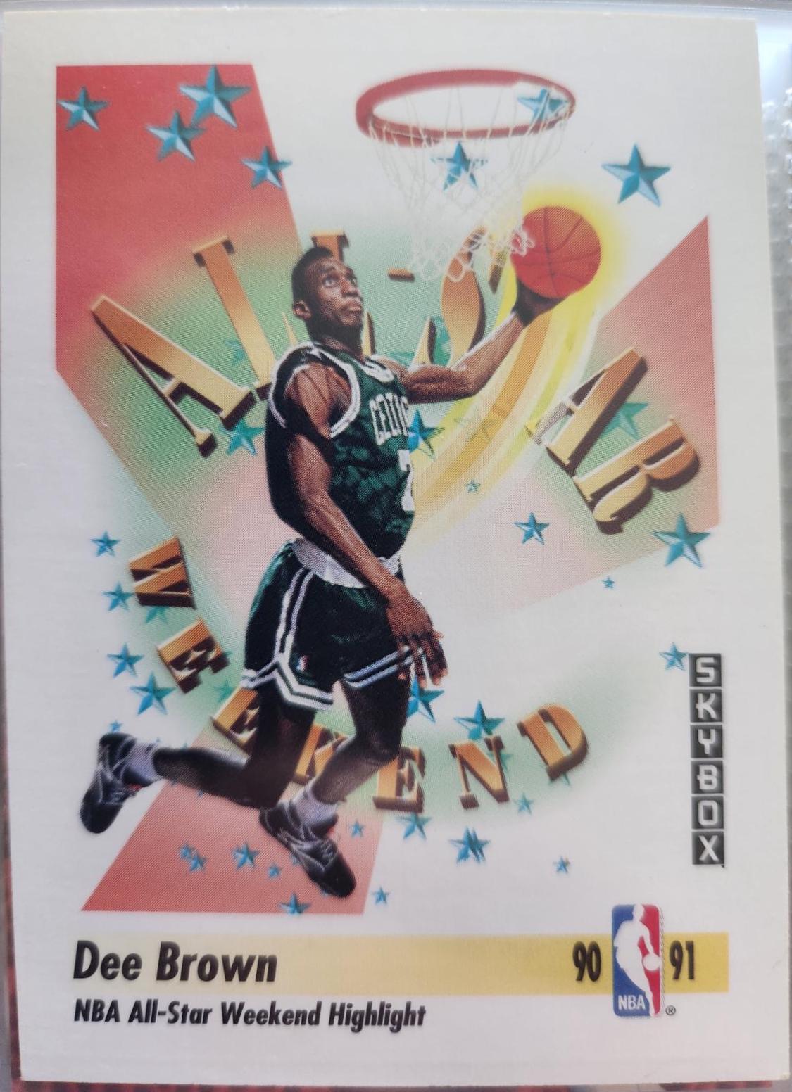 Dee Brown #315 Basketball Cards 1991 Skybox