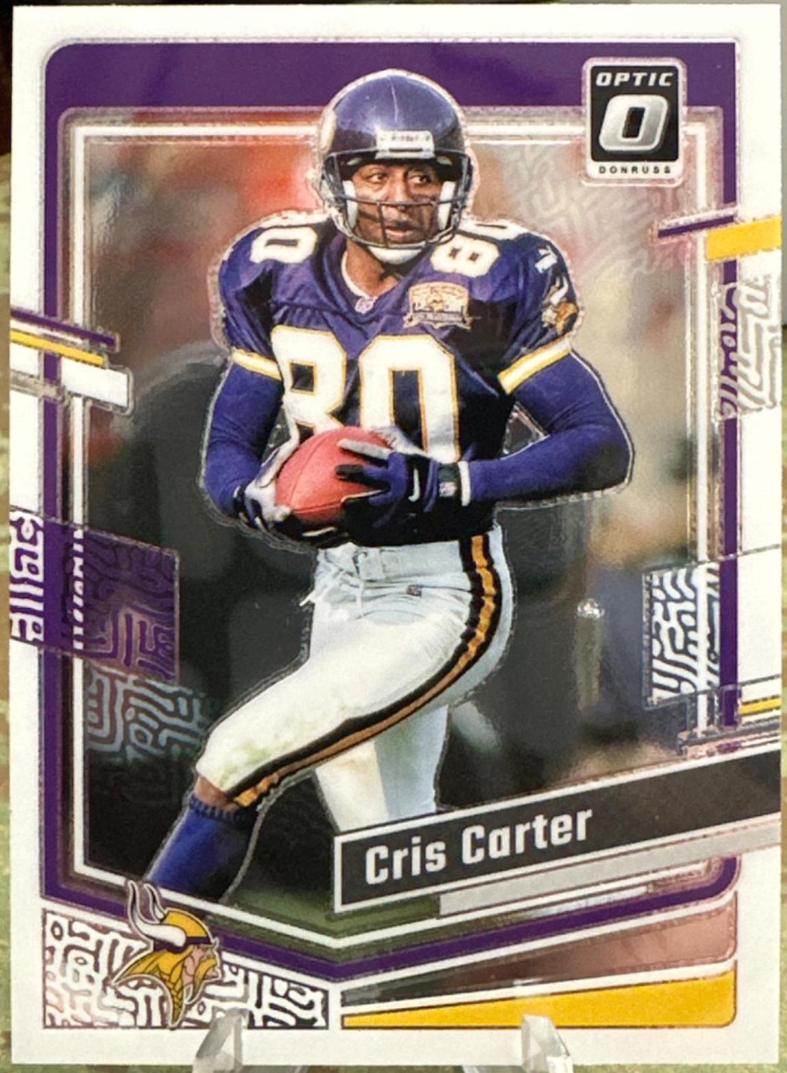 Chris Carter #122 Football Cards 2023 Panini Donruss Optic