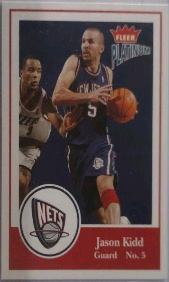 Jason Kidd #3 Basketball Cards 2003 Fleer Platinum