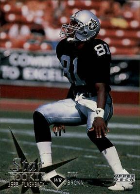 Tim Brown #36 Football Cards 1997 Upper Deck