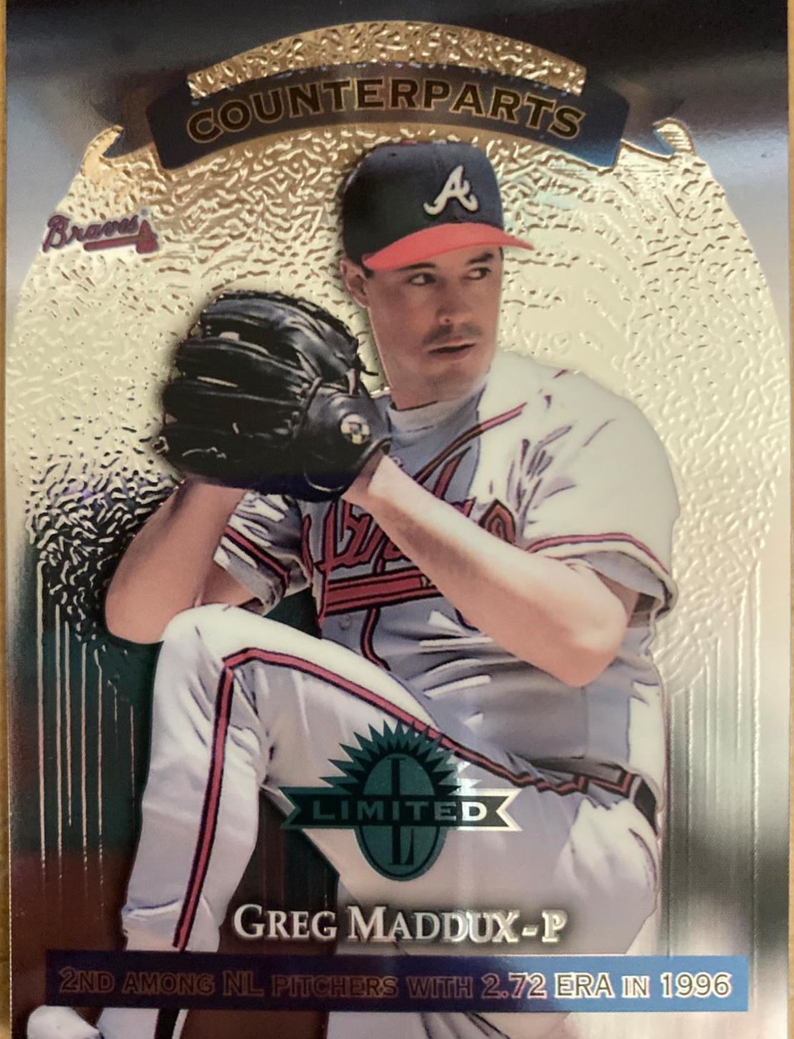 Greg Maddux, David Cone #2 Baseball Cards 1997 Panini Donruss Limited